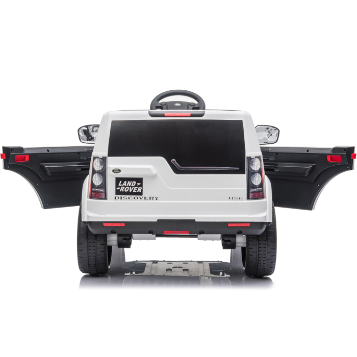 Kids Electric Ride On Land Rover Discovery 12v Single Seat - White - Image 15