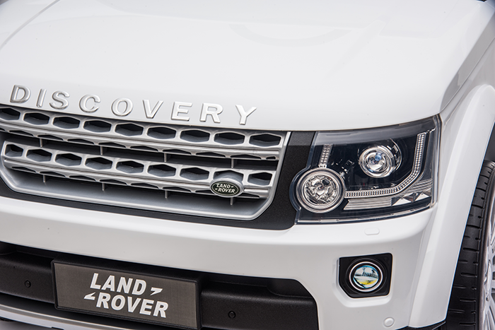 Kids Electric Ride On Land Rover Discovery 12v Single Seat - White - Image 23