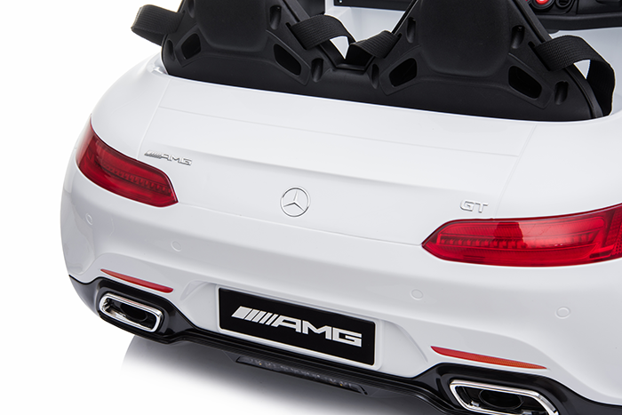 Kids Electric Car Mercedes AMG GT 12v Twin Seat - White - Image 26